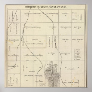 Fresno County, Kalifornien 23 Poster