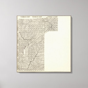 Fresno County, Kalifornien 24 Leinwanddruck