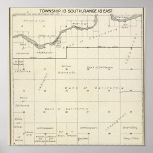 Fresno County, Kalifornien 25 Poster