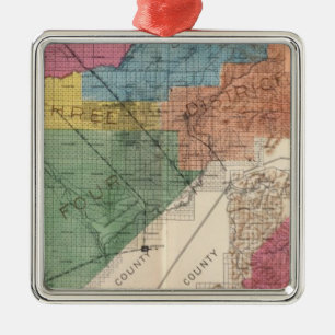 Fresno County, Kalifornien 31 Silbernes Ornament