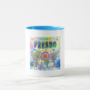 Fresno Deep Dream Tasse