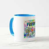 Fresno Deep Dream Tasse (Vorderseite Links)
