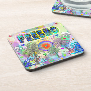 Fresno Deep Dream Untersetzer