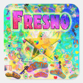 Fresno Epoch Hour Aufkleber (Vorderseite)
