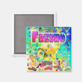 Fresno Epoch Hour Magnet (Vorderseite/Rückseite)