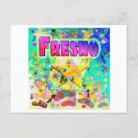 Fresno Epoch Hour Postkarte