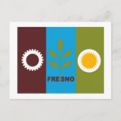 Fresno Flag Postkarte (Vorderseite)