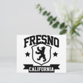 Fresno Heraldry Postkarte (Stehend Vorderseite)