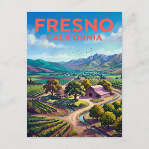 Fresno, Kalifornien Kalifornien Postkarte