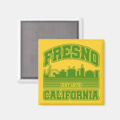Fresno, Kalifornien Magnet (Vorderseite/Rückseite)