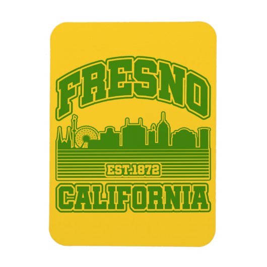 Fresno, Kalifornien Magnet (Vertikal)