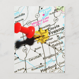 Fresno, Kalifornien Postkarte