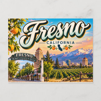 Fresno Kalifornien Postkarte