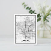 Fresno Karte (Stehend Vorderseite)