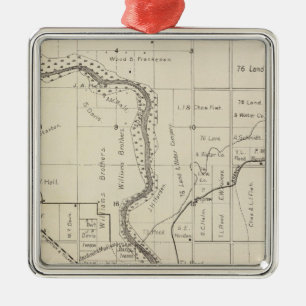 Fresno Landkreis, Kalifornien 2 Silbernes Ornament