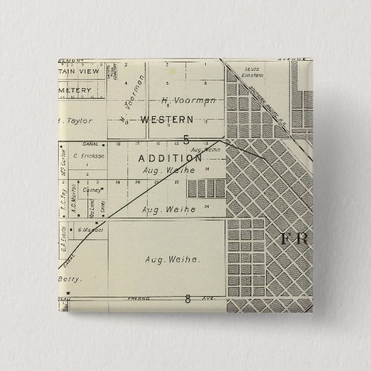 Fresno-Landkreis, Kalifornien 7 Button (Vorderseite)
