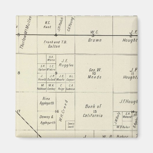 Fresno-Landkreis, Kalifornien Magnet (Vorne)