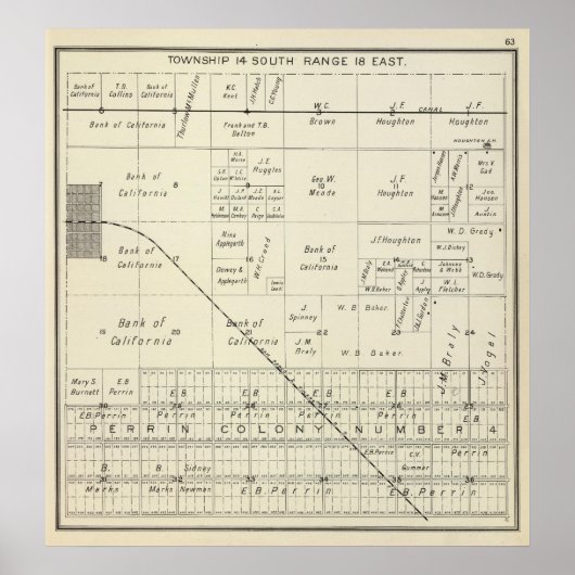 Fresno-Landkreis, Kalifornien Poster (Vorne)