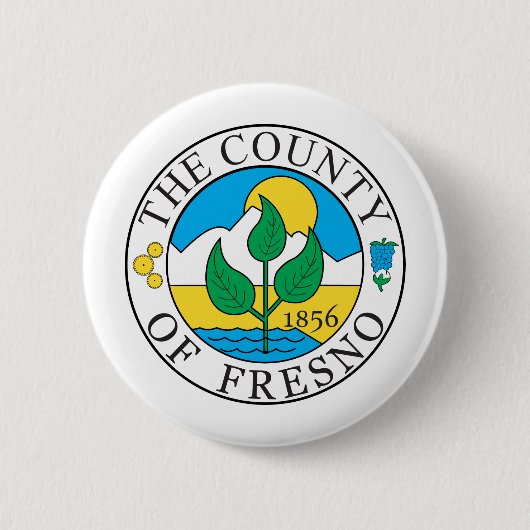 Fresno Landkreis Siegel Button (Vorderseite)