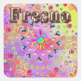 Fresno Lucky Golden Sticker