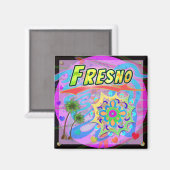 Fresno Magnet für Fortschritt (Vorderseite/Rückseite)