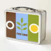 Fresno Metall Brotdose (Rückseite)