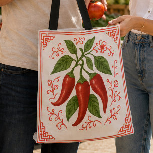 "FRESNO PEPPER" - CHINOISERIE-TASCHE TASCHE