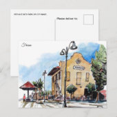 Fresno Pinacoteca comunale Casa Rusca Postkarte (Vorne/Hinten)