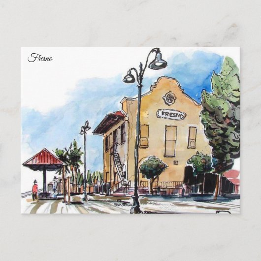 Fresno Pinacoteca comunale Casa Rusca Postkarte (Vorderseite)
