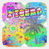 Fresno Quadro Seasons Aufkleber (Vorderseite)