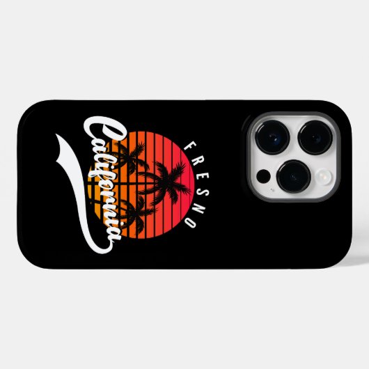 Fresno Retro Case-Mate iPhone 14 Pro Fall Hülle (Rückseite (Horizontal))