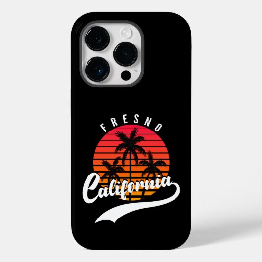 Fresno Retro Case-Mate iPhone 14 Pro Hülle (Rückseite)