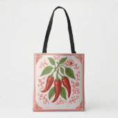 "FRESNO TASCHE" - CHINOISERIE TOTE BAG TASCHE (Vorderseite)
