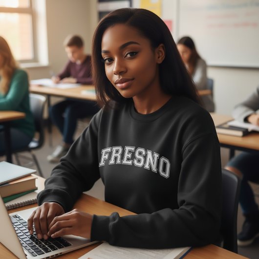 FRESNO University Style Sweater America Uni Sweatshirt