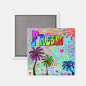 Fresno Vivid Romance Magnet (Vorderseite/Rückseite)