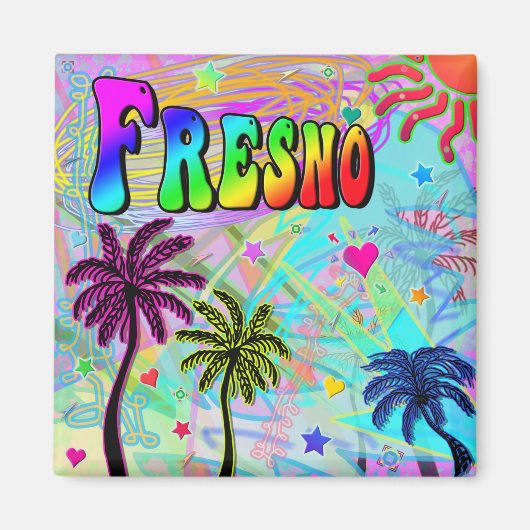 Fresno Vivid Romance Magnet (Vorne)