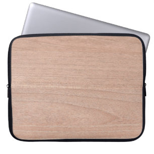 Fresnoholz glatte klare Textur Laptopschutzhülle