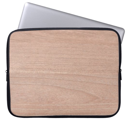 Fresnoholz glatte klare Textur Laptopschutzhülle (Vorderseite)