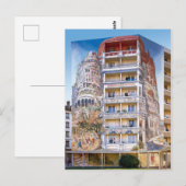 Fresque Tour de Babel - Mur peint - Lyon Postkarte (Vorne/Hinten)