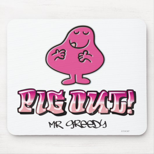 Fress dich voll! mousepad (Vorne)