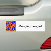 Fressen, Mangia Autoaufkleber (Auf Auto)