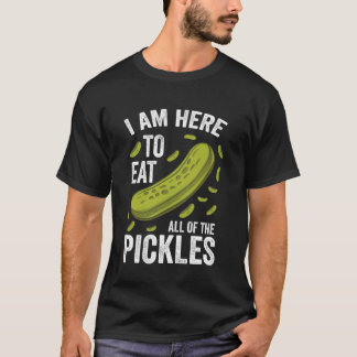 Fressen Pickles Liebhaber lustige Feinschmecker Mä T-Shirt
