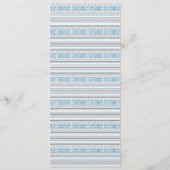 Fret Strip Cornfllower Dinner Menü Menükarte (Rückseite)