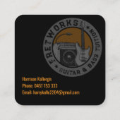 Fret Works - Visitenkarte (Rückseite)