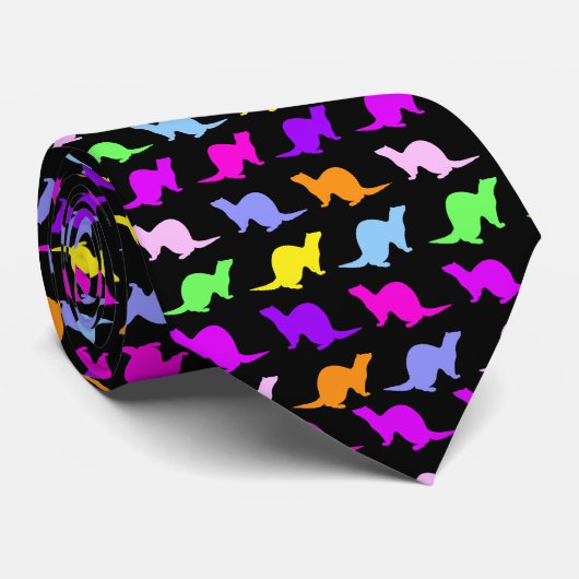 Frettchen (4) krawatte (Gerollt)