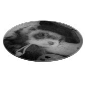 Frettchen als Künstler Schneidebrett (Ecke)