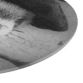 Frettchen als Künstler Schneidebrett (Ecke)