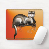 Frettchen auf einer Niederlassung Mousepad (Mit Mouse)