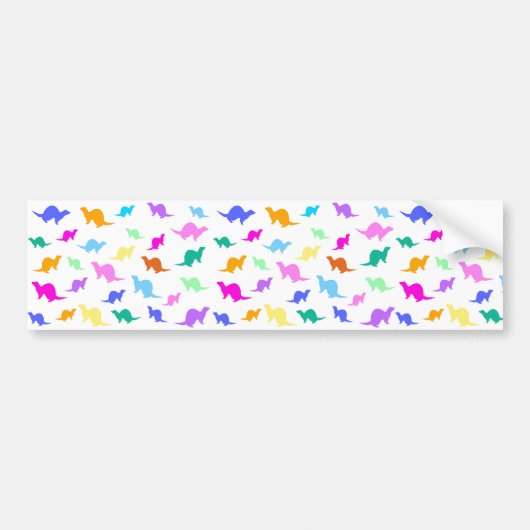 Frettchen Autoaufkleber (Vorne)