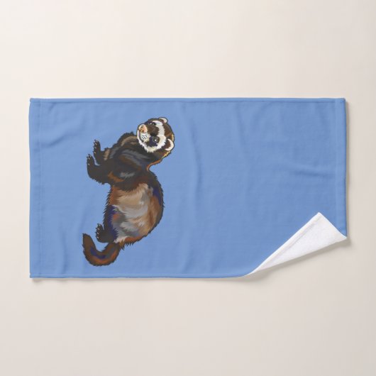 Frettchen Badhandtuch Set (Handtuch)